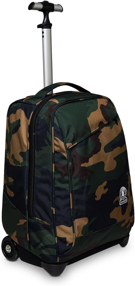 Invicta Trolley, 2 in 1, Schulranzen mit Rollen, Rucksack mit Trolleyfunktion für Schule, Reisen, Mä