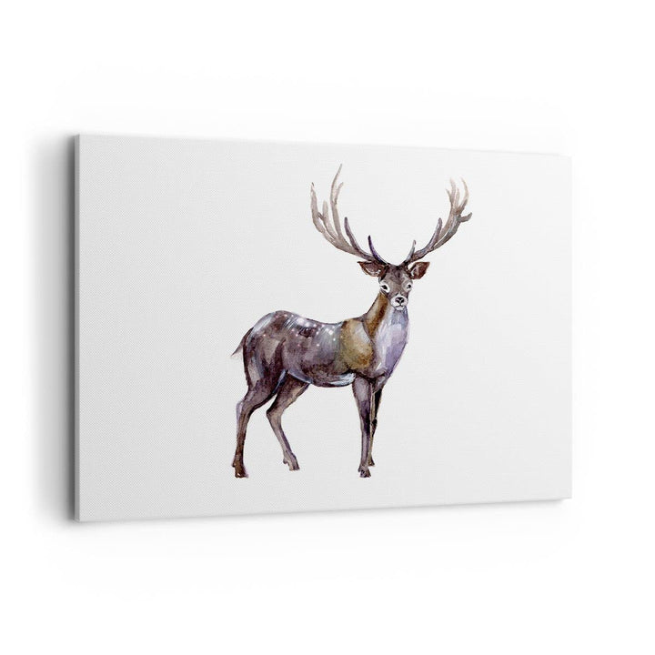 ARTTOR Bilder auf Leinwand 100x70cm Leinwandbild Liebes Tier Wild Wald Gross Wanddeko Bild Schlafzim