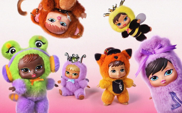 Bratz Bratziez Iconz Bestiez - Plüsch-Sammelstück, 6 Figuren | Plüsch-Sammelstück, Vinyl-Gesicht, An