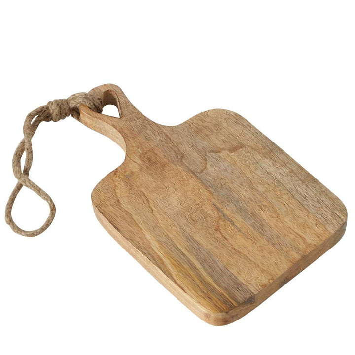 Boltze Schneidbrett Lela (Brett aus Mango-Holz, mit Herzausschnitt im Griff, Masse 30x19x2 cm, Holzb