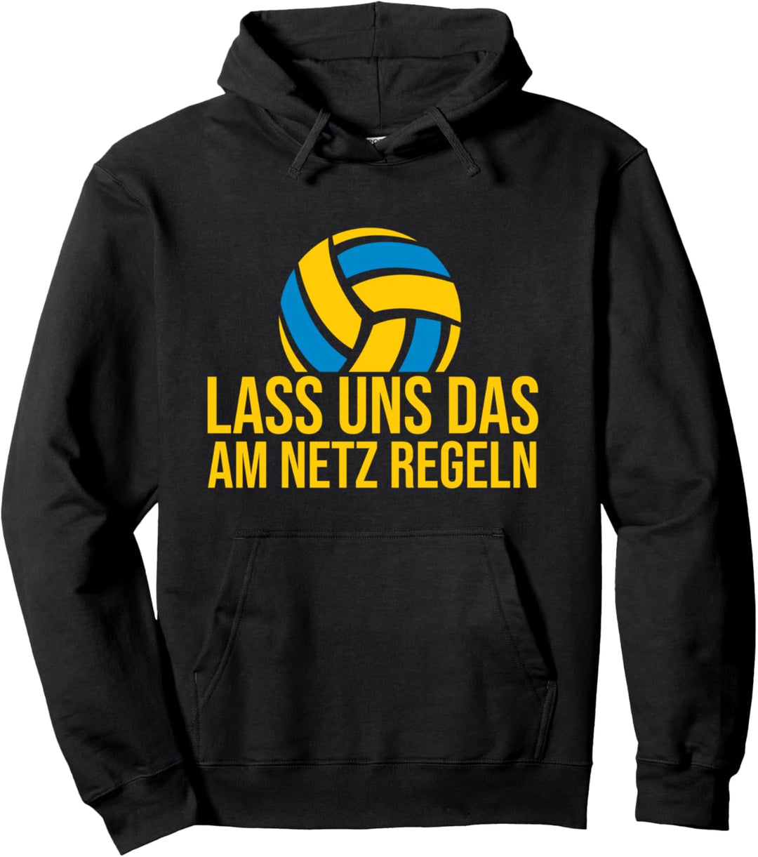 Volleyballer Lass Uns Das Am Netz Regeln - Volleyball Pullover Hoodie