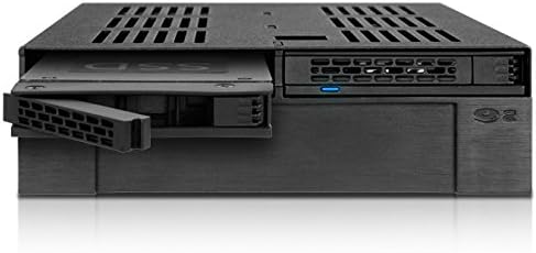 ICY DOCK 2X 2,5" SATA/SAS HDD/SSD Wechselrahmen mit schraubenlosen Trays Plus 3,5" Slot für HDD/Gerä