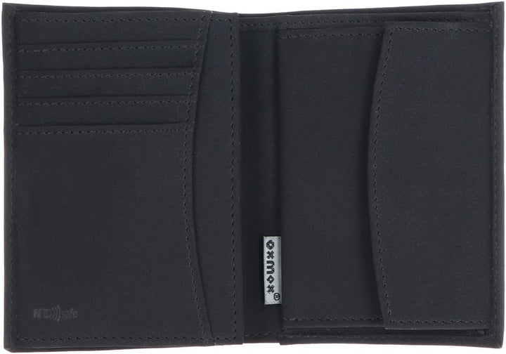 Geldbörse New Cryptan RFID Protect Kombibörse Crab Print Cyan Black, Crab Print Cyan Black