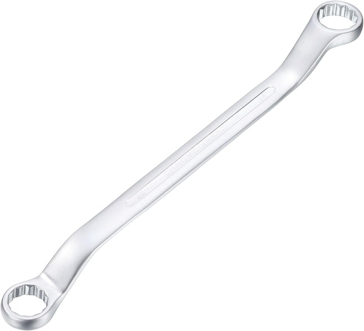 QUARKZMAN 45 Grad Offset Doppel-Ringschlüssel 22 mm x 24 mm, 12-Punkt-Metrischer CR-V-Doppelringschl