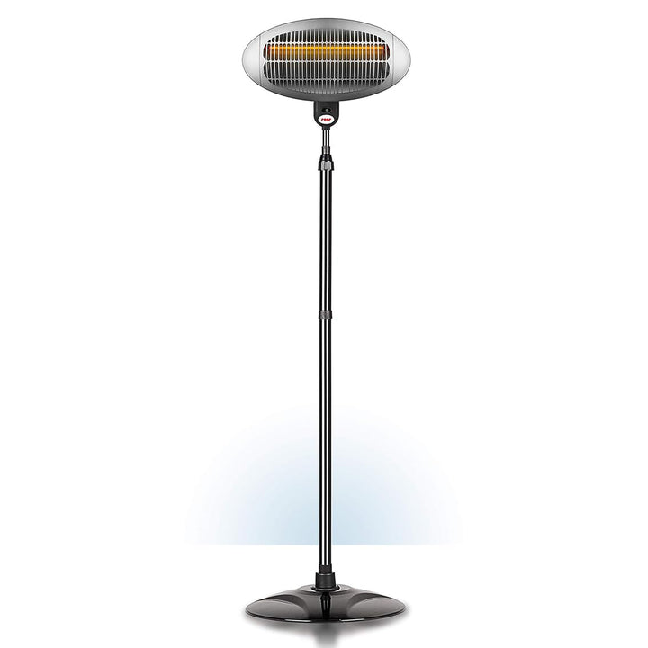 reer Wickeltischstrahler mit Standfuss, 650 Watt, Heizstab mit Splitterschutz