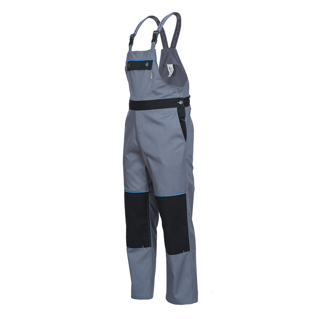 Gahibre 4174 Arbeitslatzhose mit Gummizug, Grau XXL Grau, XXL Grau