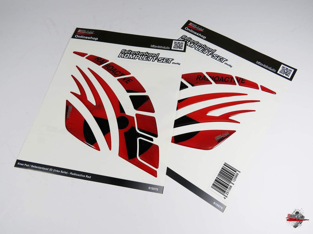 BIKE-label Seitentank Tankpad Motorrad Aufkleber Radioaktiv kompatibel für Honda 810076