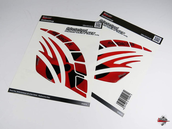 BIKE-label Seitentank Tankpad Motorrad Aufkleber Radioaktiv kompatibel für Honda 810076