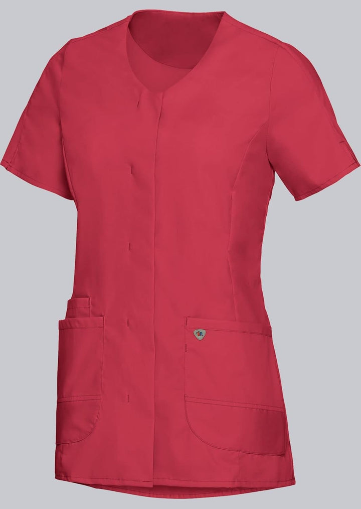 BP Med Tunics 1764-241-0188 Kasack für Damen - 1/2 Ärmel und V-Ausschnitt - 49% Baumwolle, 48% Polye