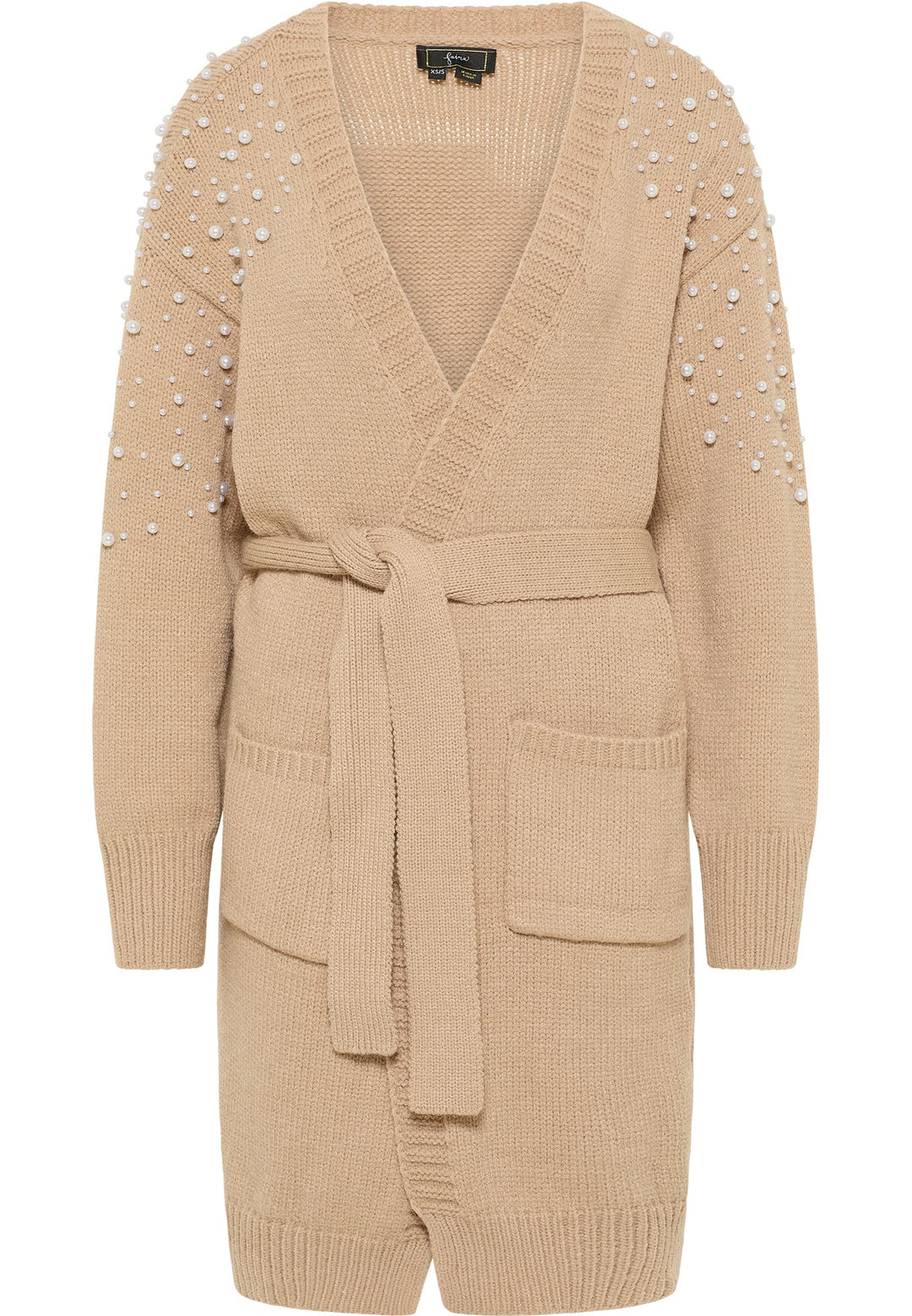 faina Cardigan Damen 11025481 M-L Beige, M-L Beige