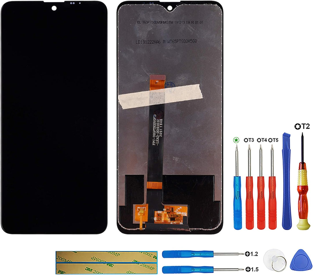 swark LCD Display Kompatibel mit Wiko Lenny 5 (Schwarz Ohne Rahmen) LCD Display Touchscreen Digitize