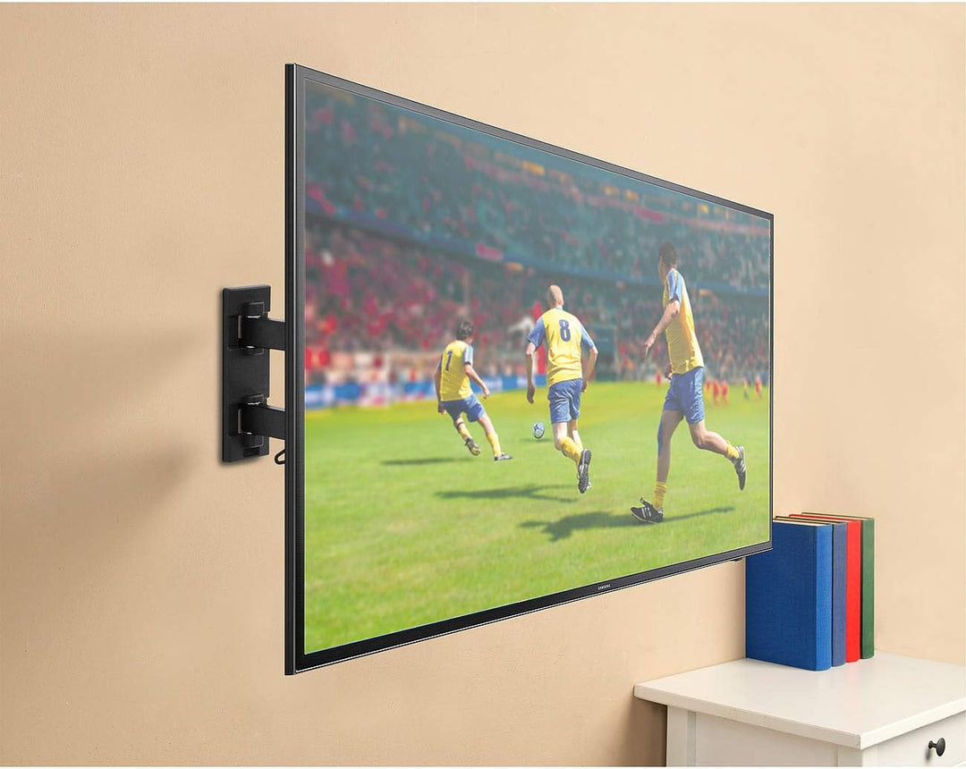 Fernseher Halterung: Schwenkbare TV-/Monitor-Wandhalterung, 66-140 cm (26"-55"), bis 30 kg (TV Halte