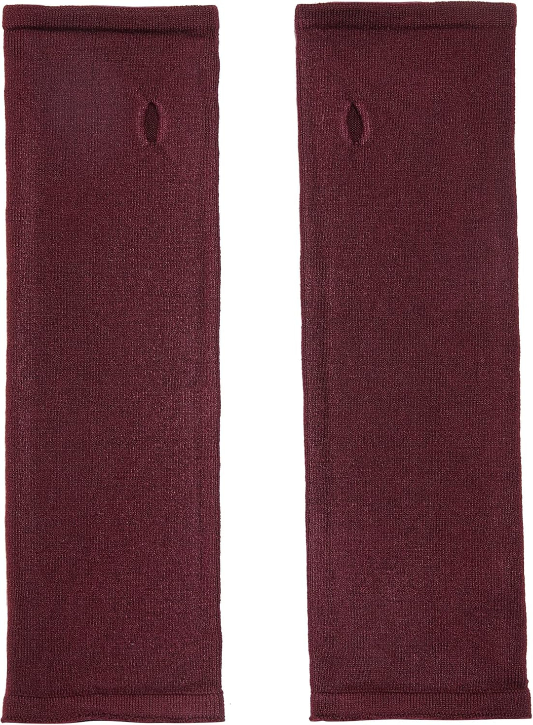 Enter the Complex® Armstulpen, Pulswärmer mit Daumenloch, Merino Wolle, Damen und Herren Bordeaux, B