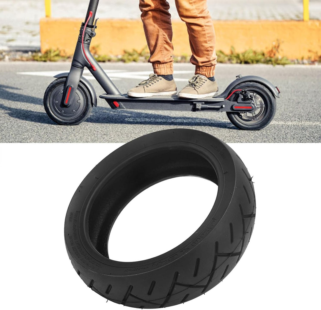Tbest Elektro-Scooter-Reifen, 250 X 64, Rutschfester, Stossdämpfender Gummi-Scooter-Reifen, Schlauch