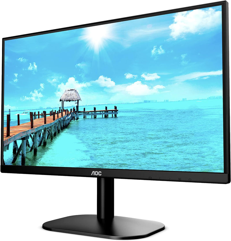 AOC 24B2XDA - 24 Zoll FHD Monitor, Adaptive Sync (1920x1080, 75 Hz, VGA, DVI, HDMI) schwarz 24 Zoll