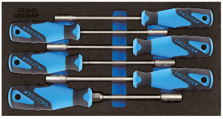 GEDORE 1500 CT1-2133 Steckschlüssel-Satz in Check-Tool-Modul, 1 Stück