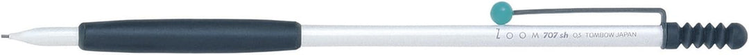 Tombow SH-1000ZS4 Druckbleistift Zoom 707 inklusive Geschenkverpackung, weiss/grau/türkis, weiss/gra