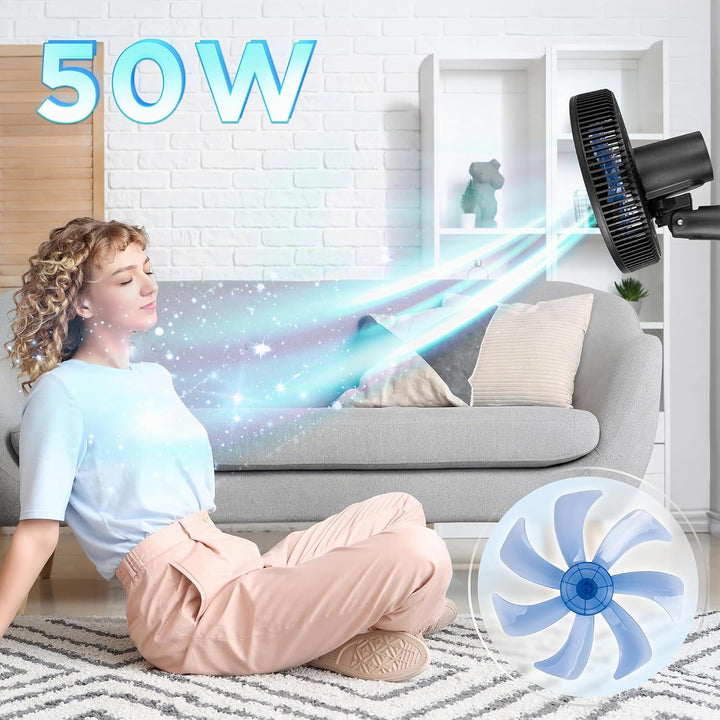 Duronic FN12 Wandventilator, Ventilator zur Montage, mit Fernbedienung | 3 Geschwindigkeiten, Wandkü