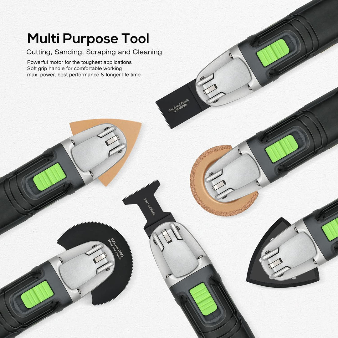 GALAX PRO Oszillierende Werkzeuge, 6 variable Geschwindigkeiten, 15000-22000RPM Multifunktionswerkze