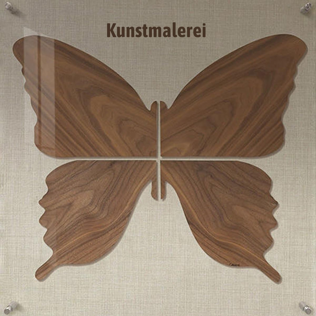 6 Stück Walnuss Holzplatte,Nicht-Sperrholzplatte,Unbehandeltes Bastelholz für Modellbau,Laserschneid