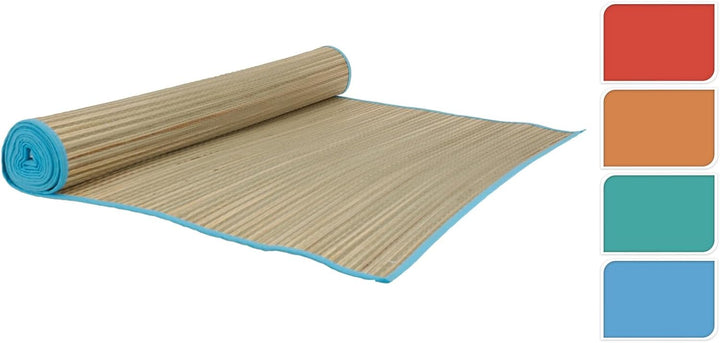 HAC24 5X Strohmatten Strand Bastmatten Liegematte Picknickdecke Strandmatte Rollmatte