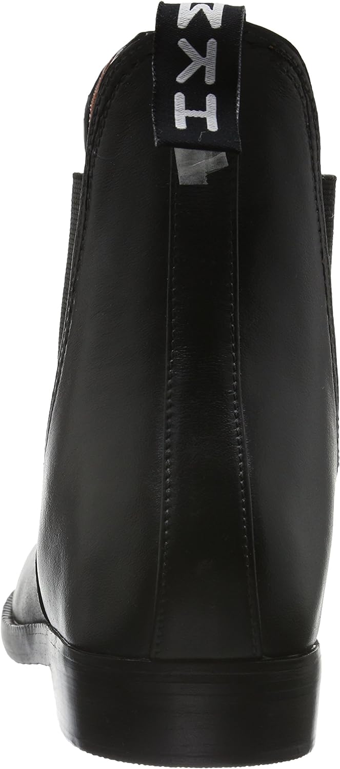 HKM Herren Jodhpurgummistiefel-Soft/Weit-mit Elastikeinsatz, Schwarz, 33 33 EU 9100 Schwarz, 33 EU 9