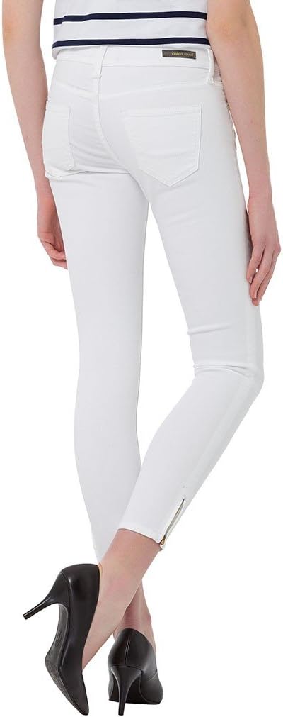 Cross Damen Skinny Jeans Giselle 31W / 32L Weiss (White 014), 31W / 32L Weiss (White 014)