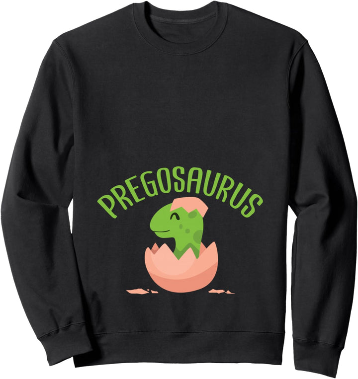 Pregosaurus Preggo Saurus Schwangere Frauen Dino Sweatshirt