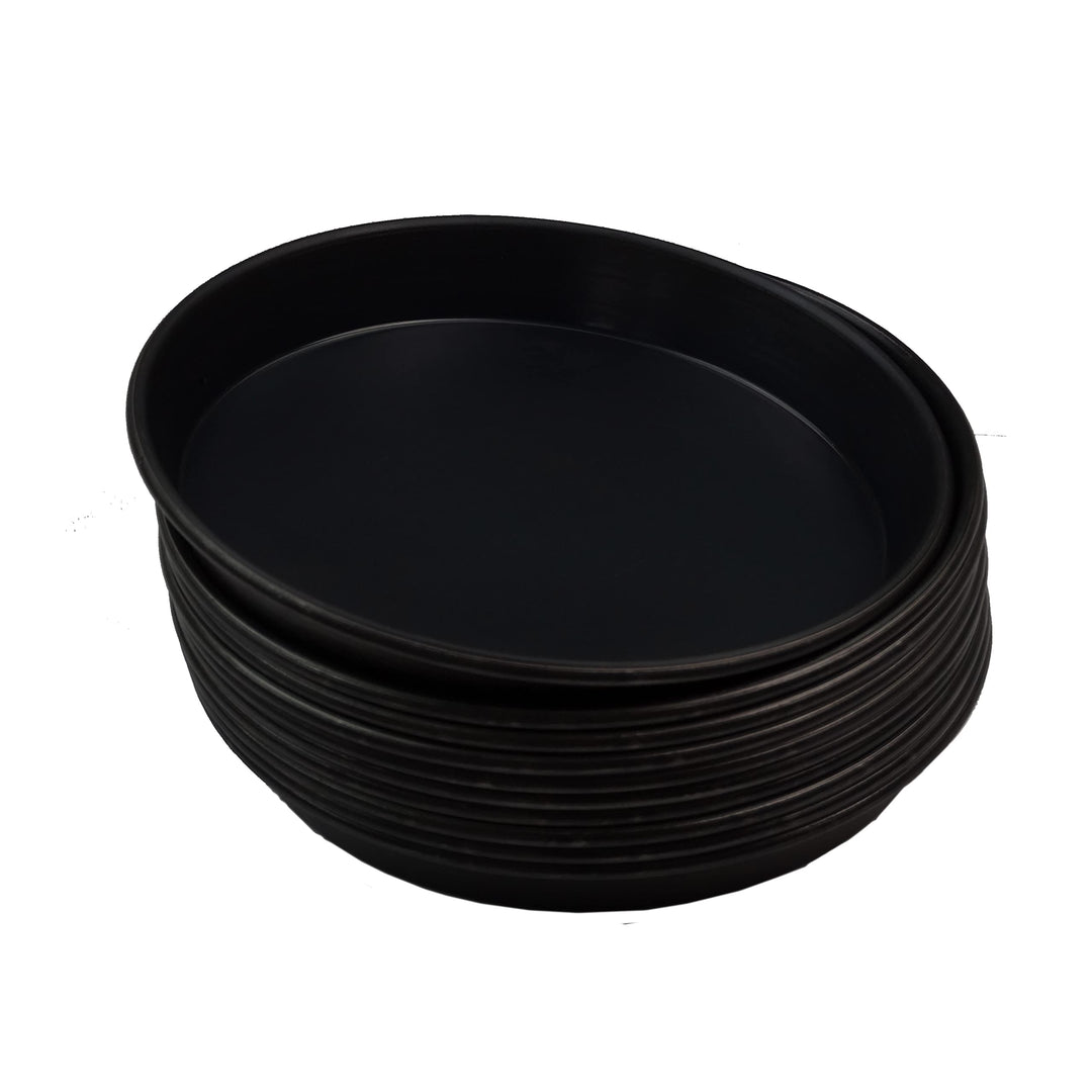 GVK ECO 10 Stück Pizzablech rund aus Blaublech Ø 18 cm schwere Profiqualität PB_Ø18cm/10 Stück, PB_Ø