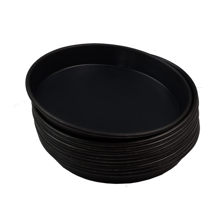 GVK ECO 10 Stück Pizzablech rund aus Blaublech Ø 18 cm schwere Profiqualität PB_Ø18cm/10 Stück, PB_Ø