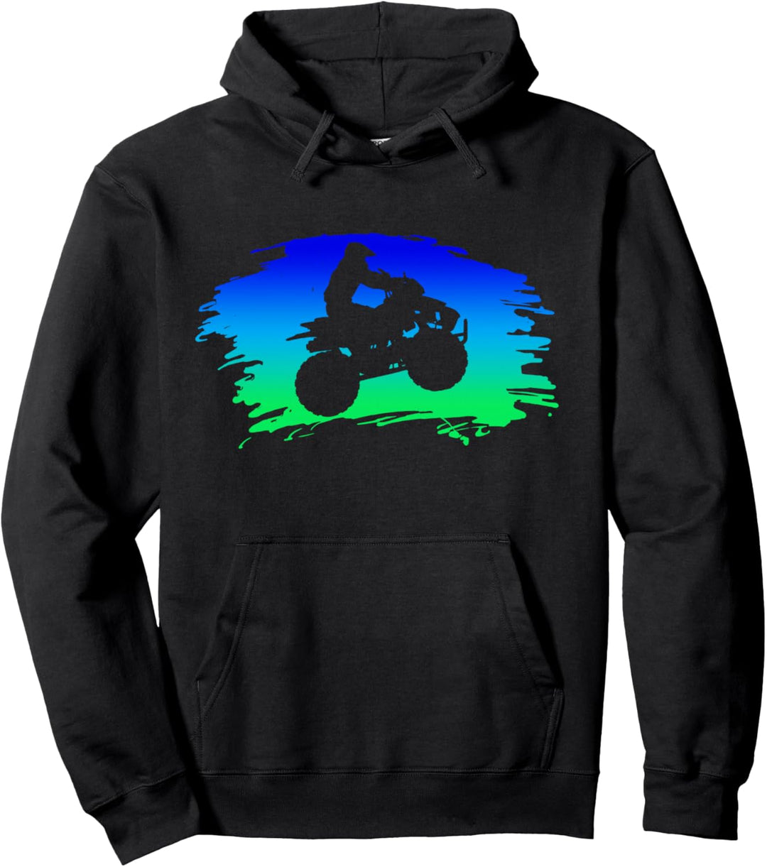 4-Räder Quad ATV Reiten Geschenk Herren Pullover Hoodie