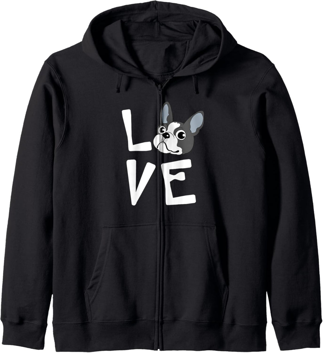 Awesome Love Boston Terrier Geschenk Liebe Boston Terrier Kapuzenjacke
