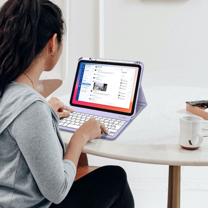 FINTIE Tastatur Hülle für iPad 11. Generation 11" 2025, iPad 10. Generation 2022 10.9", Schutzhülle