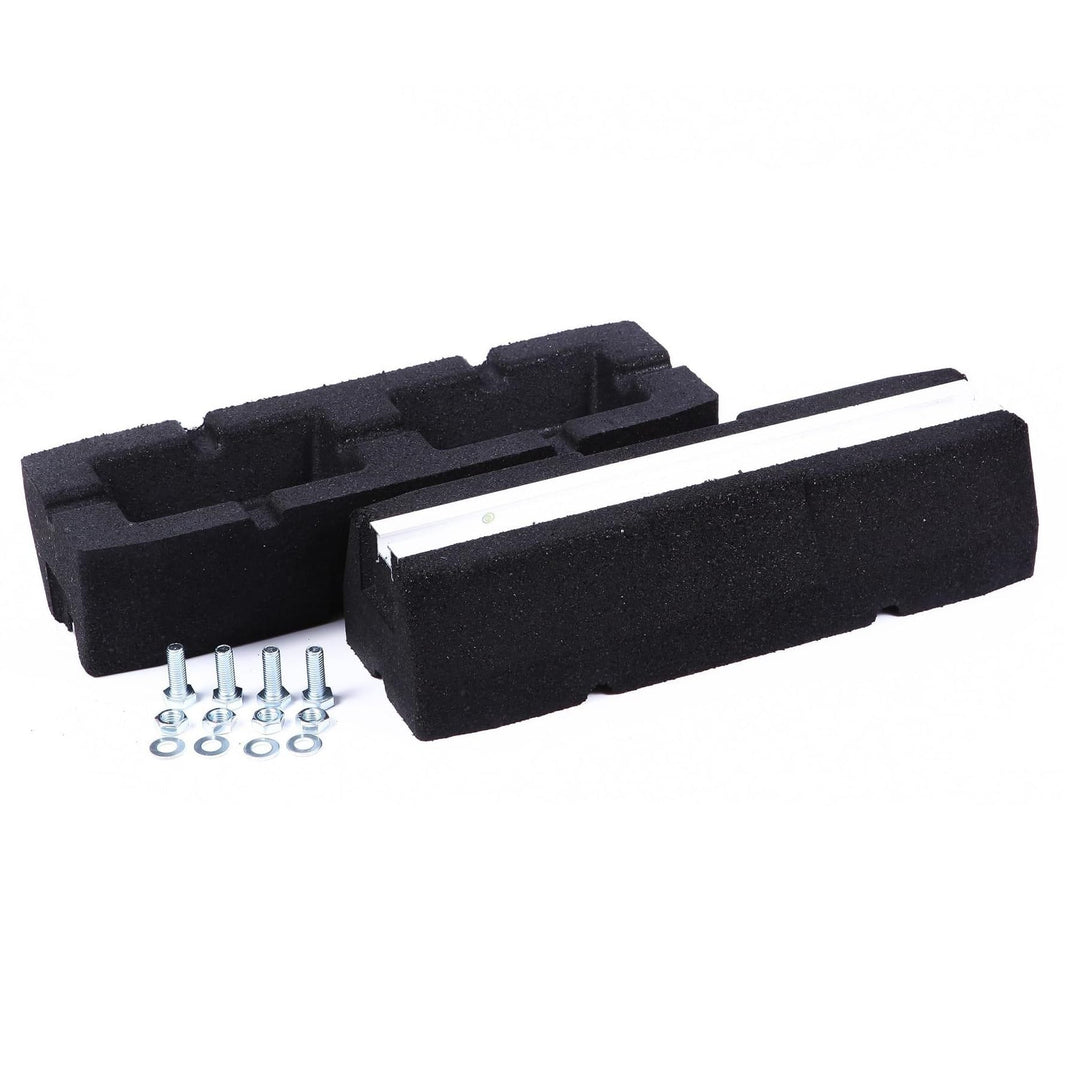 Dämpfungssockel Set 2x 400 mm für Klimaanlagen, Bodenkonsole für Wärmepumpen | 2 Stück Antivibration