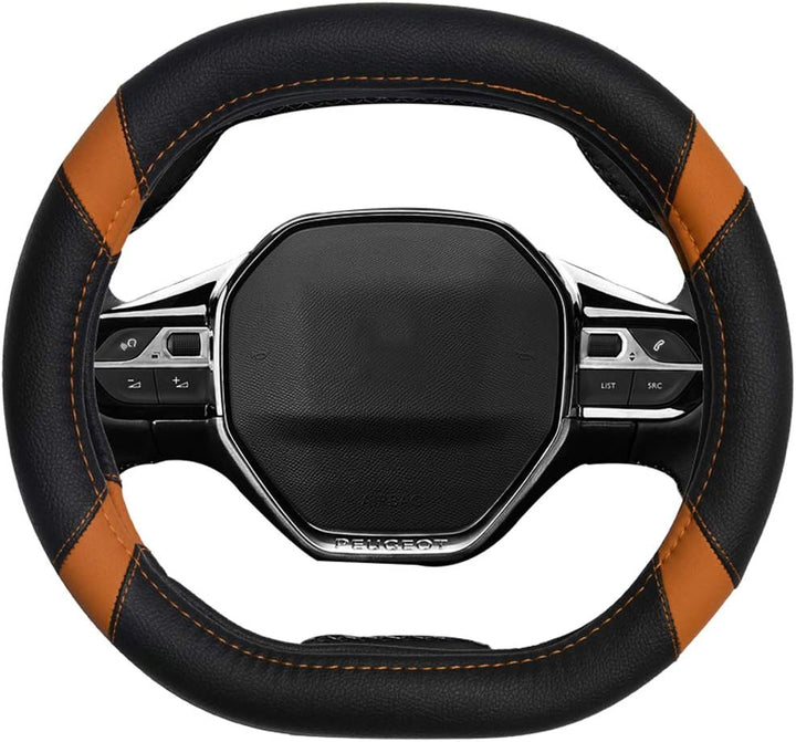 Mayco Bell Mikrofaser Leder Auto Lenkradbezug Fit für Peugeot 3008 206 207 208 2016-2019 508 208 201