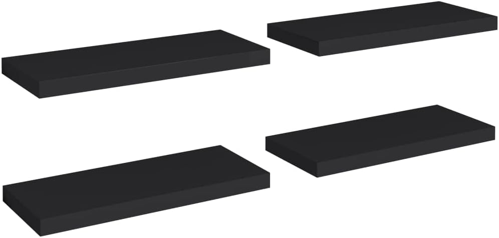 FIRBNUS Floating Wall Shelf 60x23,5x3,8 cm 4 STK. Hängeregal Regale Schweberegal Wandregale Regalbod