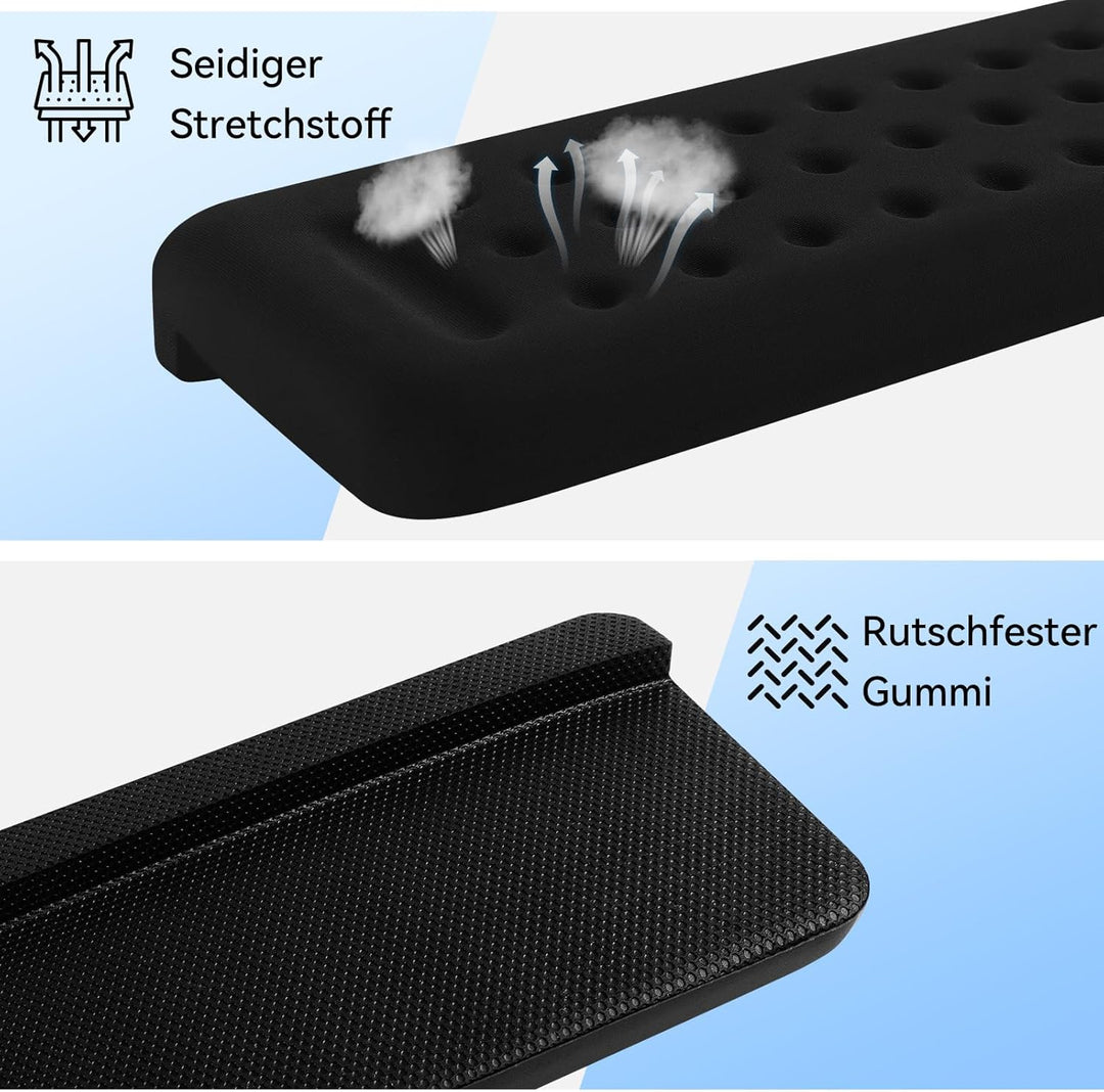 L-förmige Armauflage für Schreibtischkante, 2er Set Memory-Schaum Handgelenkauflage & Ellbogenauflag