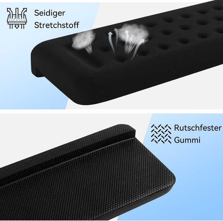 L-förmige Armauflage für Schreibtischkante, 2er Set Memory-Schaum Handgelenkauflage & Ellbogenauflag