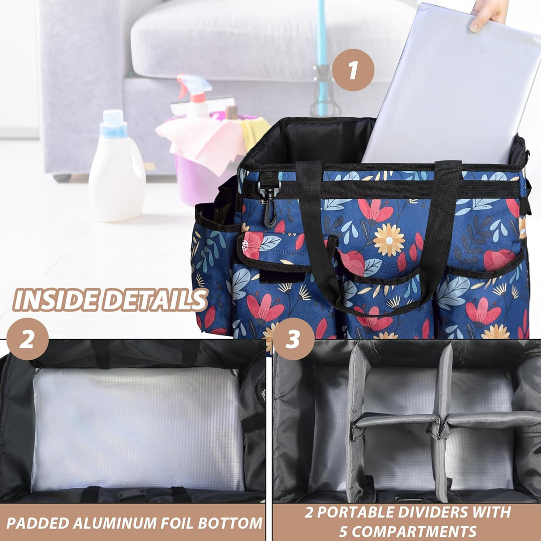 Reinigungs-Caddy-Tasche, Reinigungs-Caddy-Organizer mit Griff, grosse Caddy Tasche für Haus, Auto un