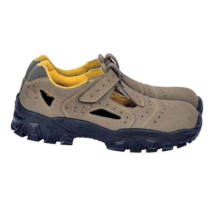 Cofra NT040-000.W38 NEW BRENTA S1 P SRC Sicherheitssandalen, Beige/Orange, Grösse 38 38 EU, 38 EU