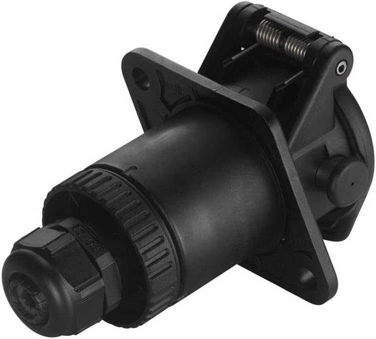 HELLA - Steckdose - 12V - 7-polig - Stecker: Rundstecker - DIN/ISO: 7638-2 - 8JB 011 895-001 für den