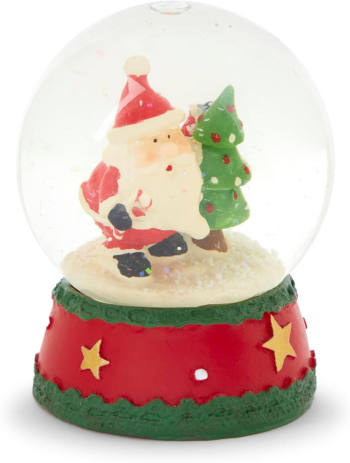 Mousehouse Gifts Deko Schneekugel Weihnachten mit Weihnachtsmann