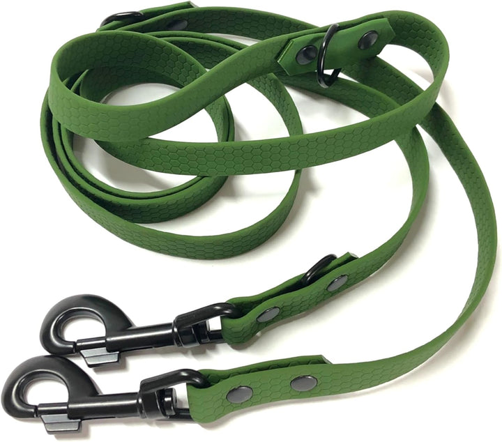 3-fach verstellbare Leine, Hundeleine aus Hexa-Gurtband (2m), 2m