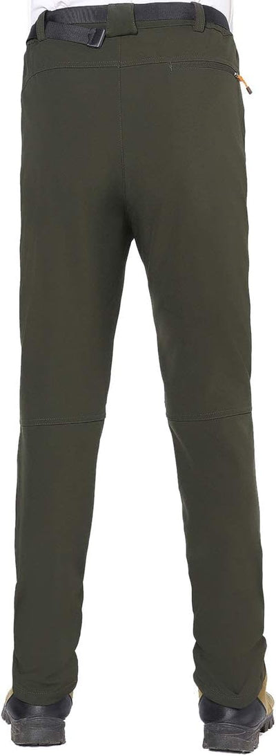 BenBoy Herren Wanderhose Wasserdicht Softshellhose Outdoorhose Winddicht Warm Gefüttert Skihose Snow