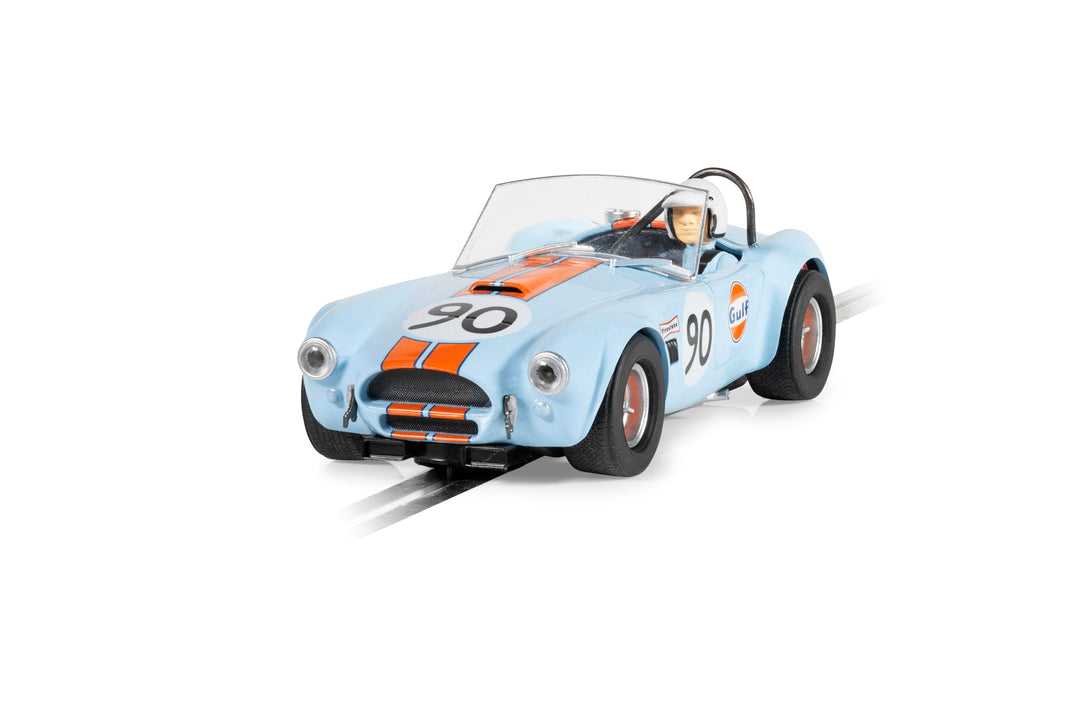 Scalextric C4509 1:32 Shelby Cobra - Gulf #90 HD - Slotcar, Rennbahn, Auto für Rennbahn, Rennbahnaut