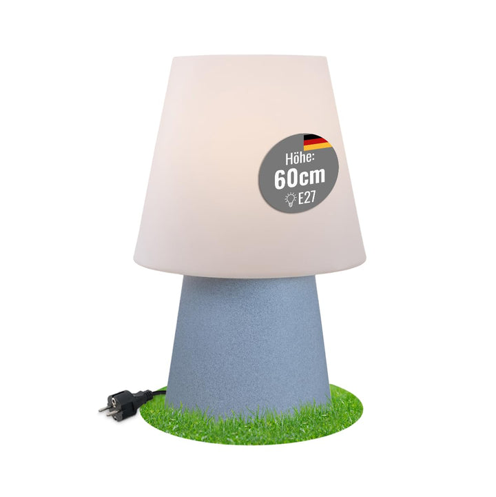 Light Life Leuchtobjekt Lampe "Stone" 60 cm (Solar) Indoor & Outdoor, Stone