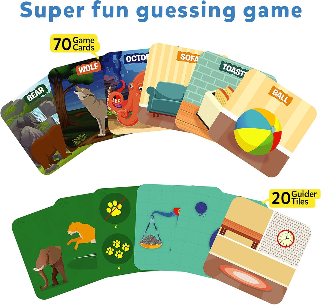 Skillmatics Kartenspiel: Guess in 10 Junior Animals & Inside My House Combo | Geschenke, super lusti