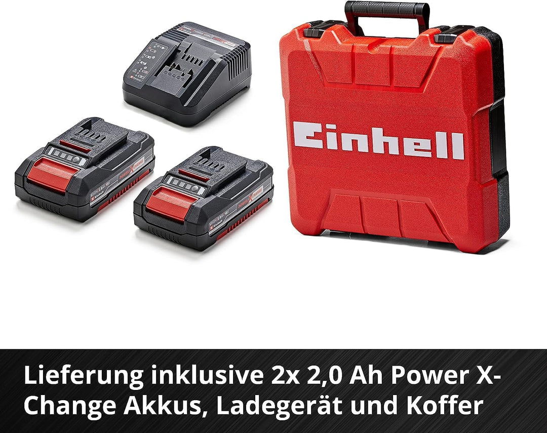 Einhell Akkuschrauber TE-CD 18 Li-i Brushless Power X-Change ( Li-Ion, 18 V, 2 Gang, mit Schlagfunkt