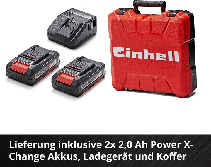 Einhell Akkuschrauber TE-CD 18 Li-i Brushless Power X-Change ( Li-Ion, 18 V, 2 Gang, mit Schlagfunkt