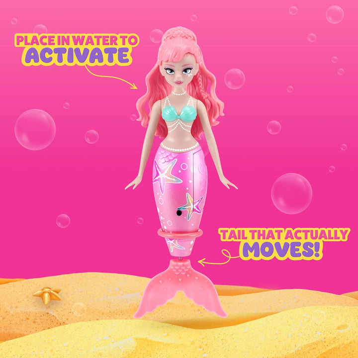 Pets Alive-Water Activated-Series 1-Swimming Mermaid(Sea Star) + (Coral) - 2 pk Rosa, Rosa